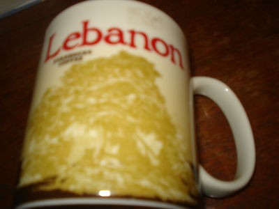 STARBUCKS CITY MUG LEBANON /LEBANON CEDAR BEIRUT NEW+ BONUS/REDUCED