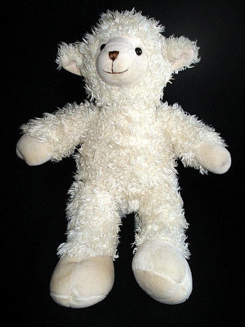 Build a Bear Plush Full Sized Cream Lamb Sheep FAST FREE USA SHIPPING