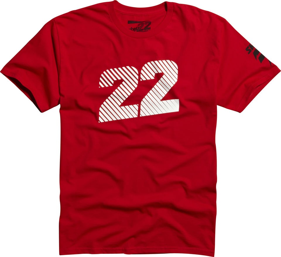 Shift MX Racing Chad Reed Tee Red Two Two Motorsports No Sponsors 22 T 