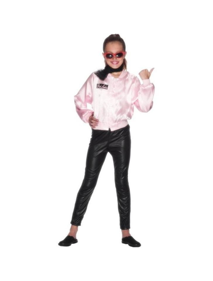   LICENSED GREASE PINK LADIES SMIFFYS FANCY DRESS COSTUMES/JACKE​TS