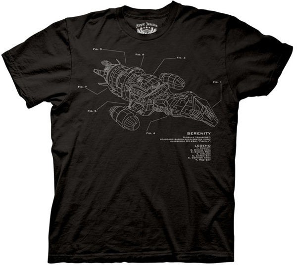 firefly t shirt serenity ship adult black tee shirt more