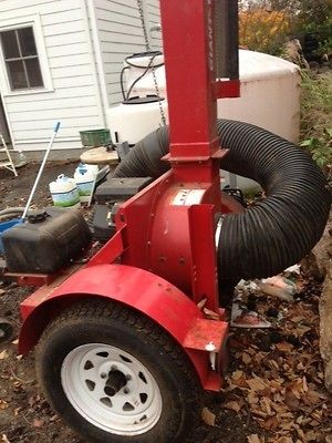 2009 giant vac 25hp debris leaf loader vacuum returns not