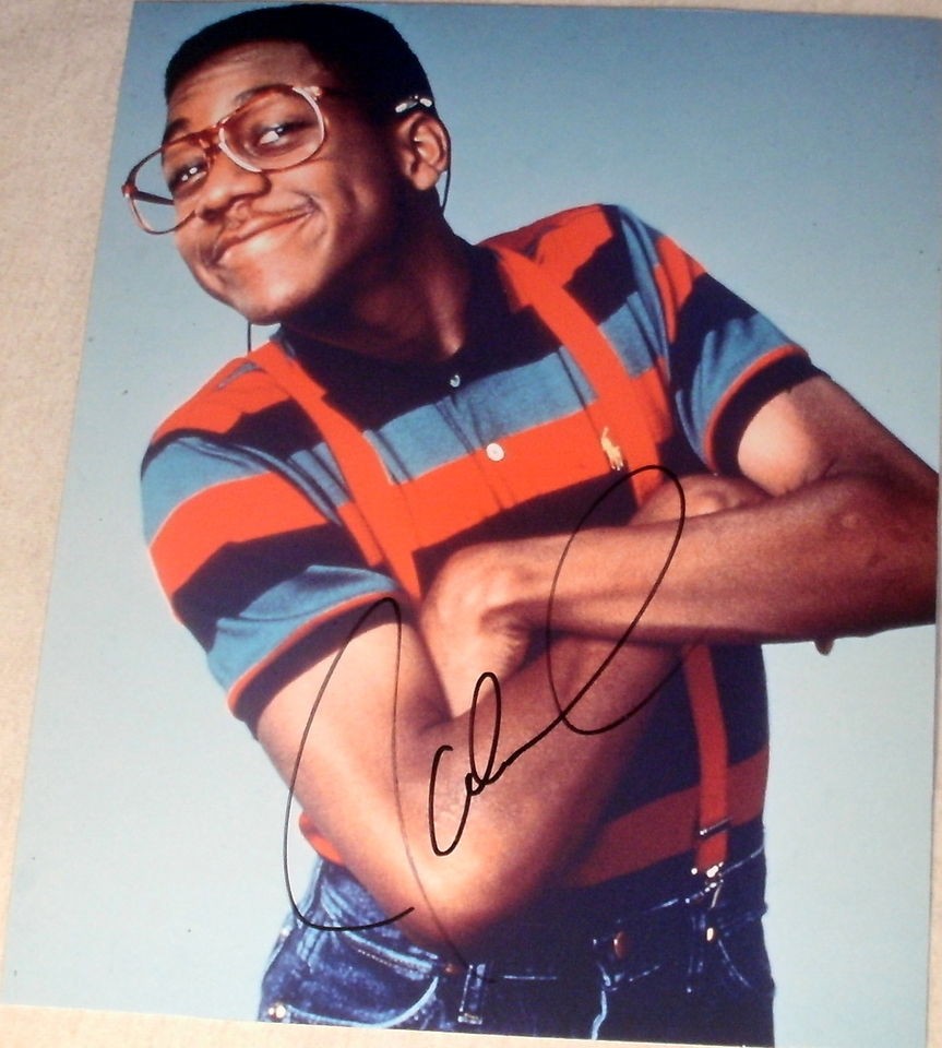 JALEEL WHITE SIGNED AUTOGRAPH VERY RARE FAMILY MATTERS STEVE URKEL 