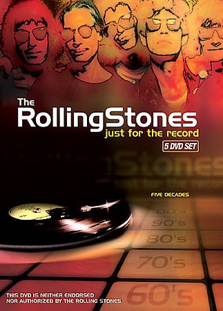The Rolling Stones   Just for The Record DVD, 2007, 5 Disc Set