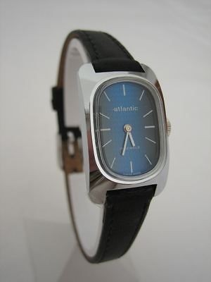 nos new vintage atlantic swiss antimagnetic watch 1960 from israel