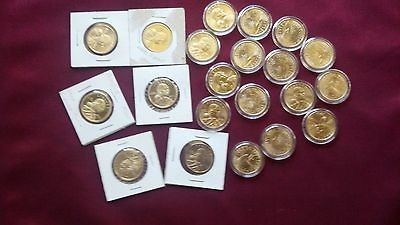 SACAGAWEA GOLD DOLLAR $1 ESTATE LOT OF TWENTY ONE (21) **AWESOME***