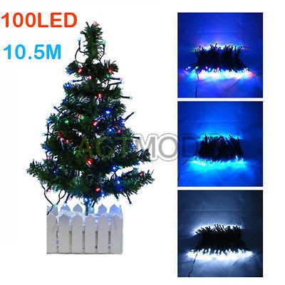 NEW Solar Power wireless 100 LED 34 feet String Fairy Light Xmas 