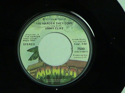 JIMMY CLIFF The Harder They Come/You Can Get It If MANGO M  hear 