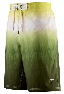 Mens Speedo Island Safari E Board Shorts, Swim Trunks, Green,S, M, L 