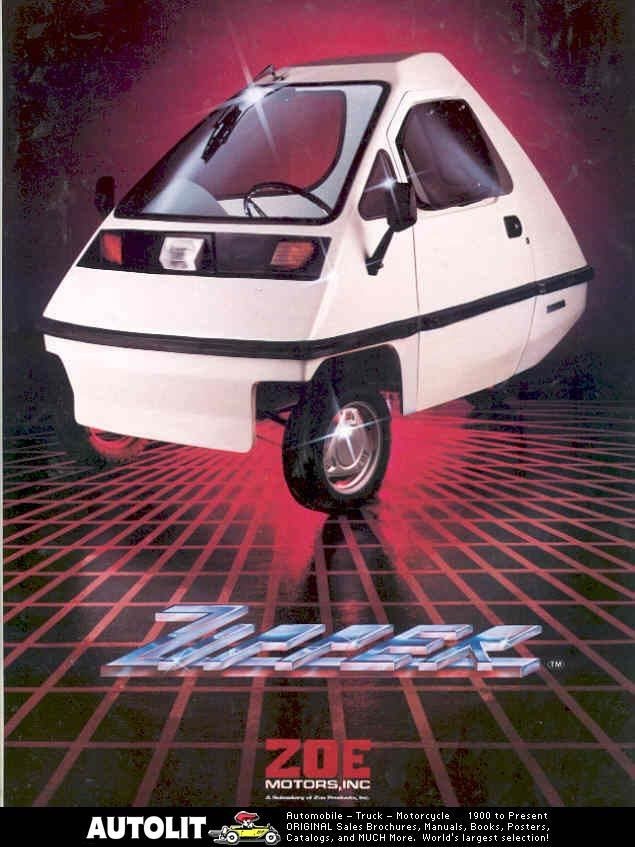 1982 zoe zipper 501 microcar brochure honda 50 time left