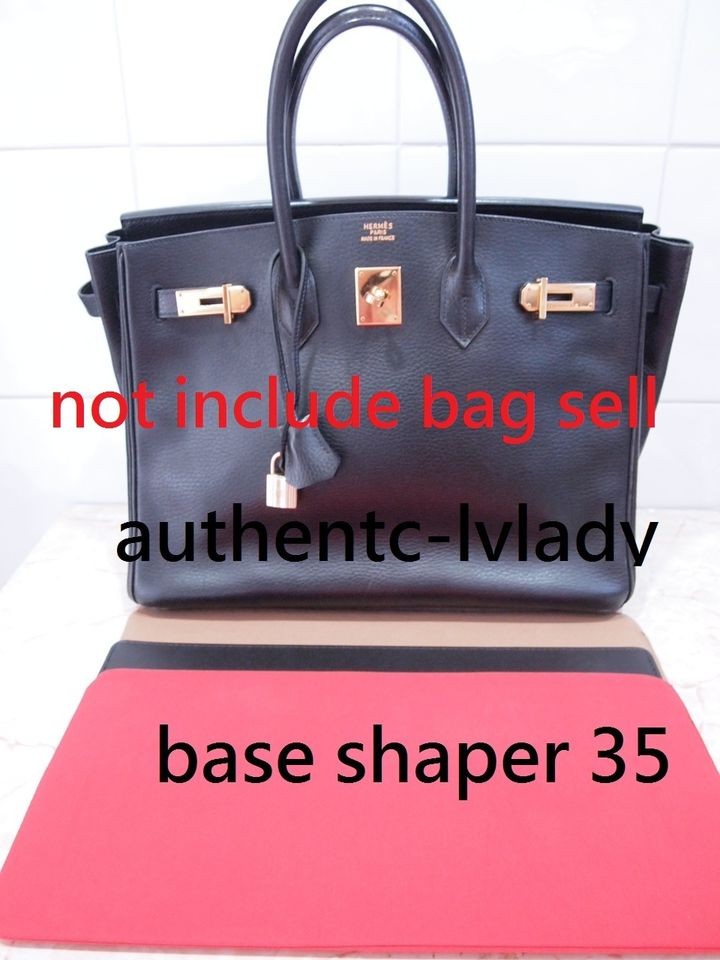 base shaper for hermes birkin 35 40 black red bro wn