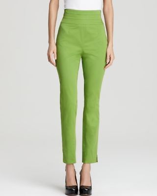 Jones New York NEW Green Flat Front Slim Ankle Casual Pants 2 BHFO