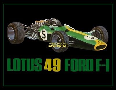 Vintage Tamiya 1/12 LOTUS 49 FORD F1 Clark Hill Car Kit 12012 MIB