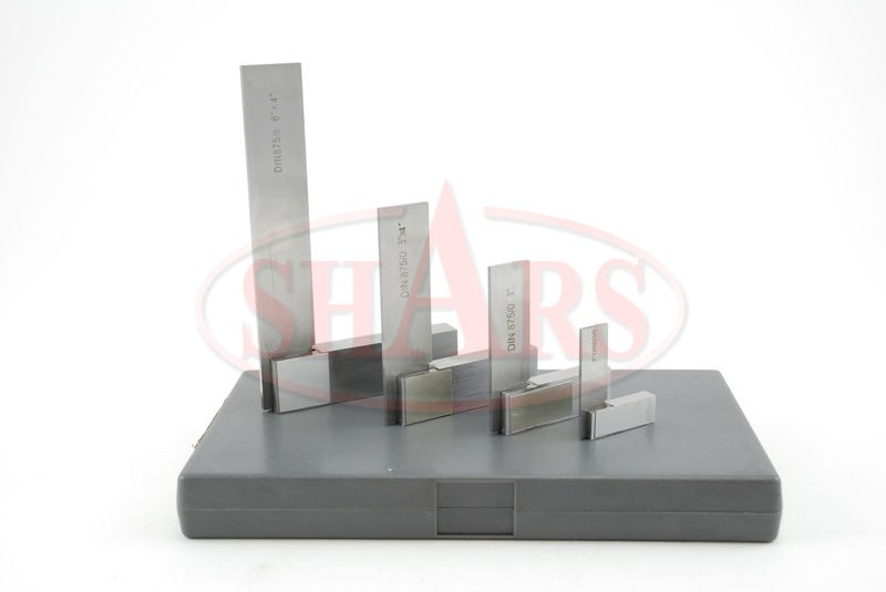 SHARS 4 STEEL HARDENED SQUARE SET GROUND MACHINIST TOOL NEW