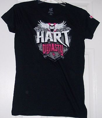 wwe bret hart hart dynasty d s ladies shirt more