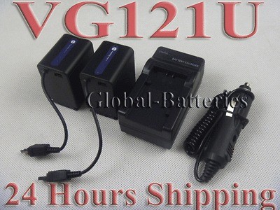 Charger+ 2 Battery for JVC BN VG121U BN VG108US BN VG107 BN VG114U BN 