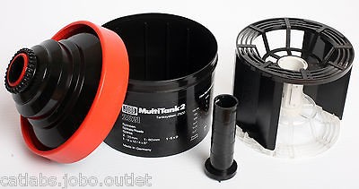 Jobo 2523/2521 MultiTank 2 + NEW 2509n 4X5 reel with cog lid and core