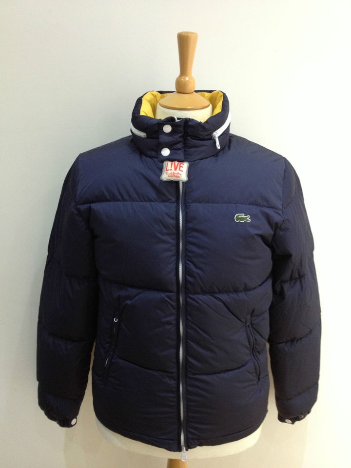 Lacoste Mens Winter Down Jacket Warmest Jacket Perfect For Winter