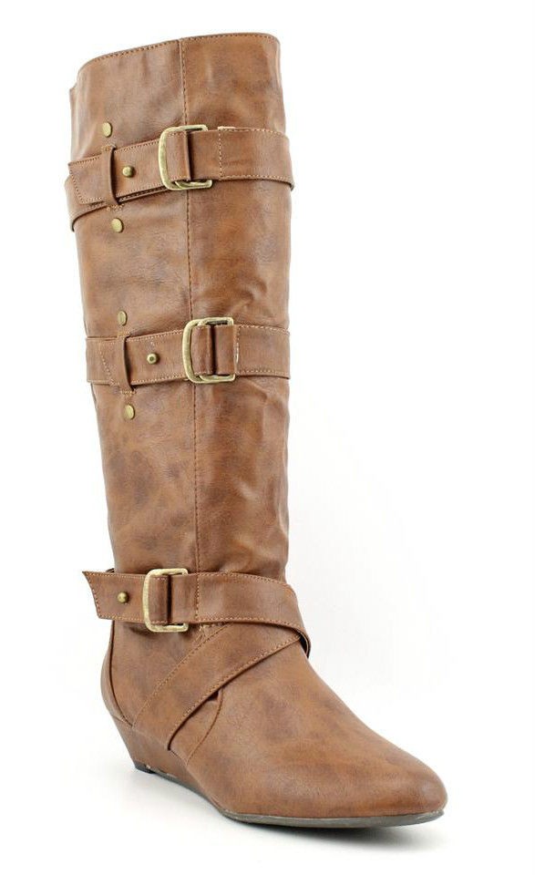 Steve Madden Girl NEW Ilstrate Cognac Tan Brown Tall Knee Riding 