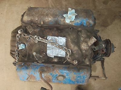 454 chevy chevrolet engine long block boat motor big block