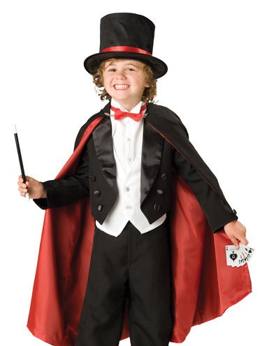 kids magician outfit boys deluxe halloween costume