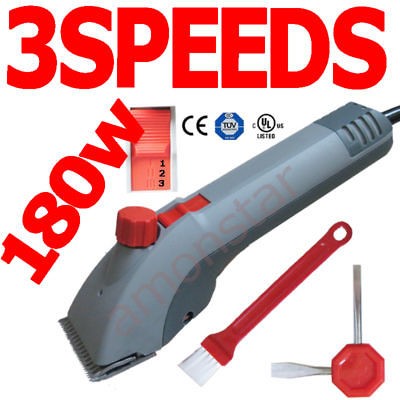 180w tri speed horse livestock clipper shear+ blades  138 