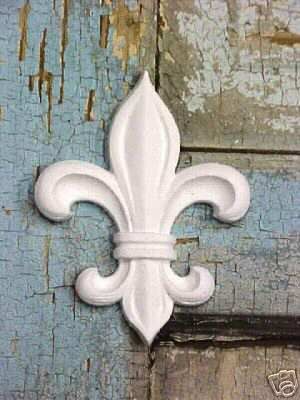 shabby n chic fleur de lis cottage furniture appliques  6 