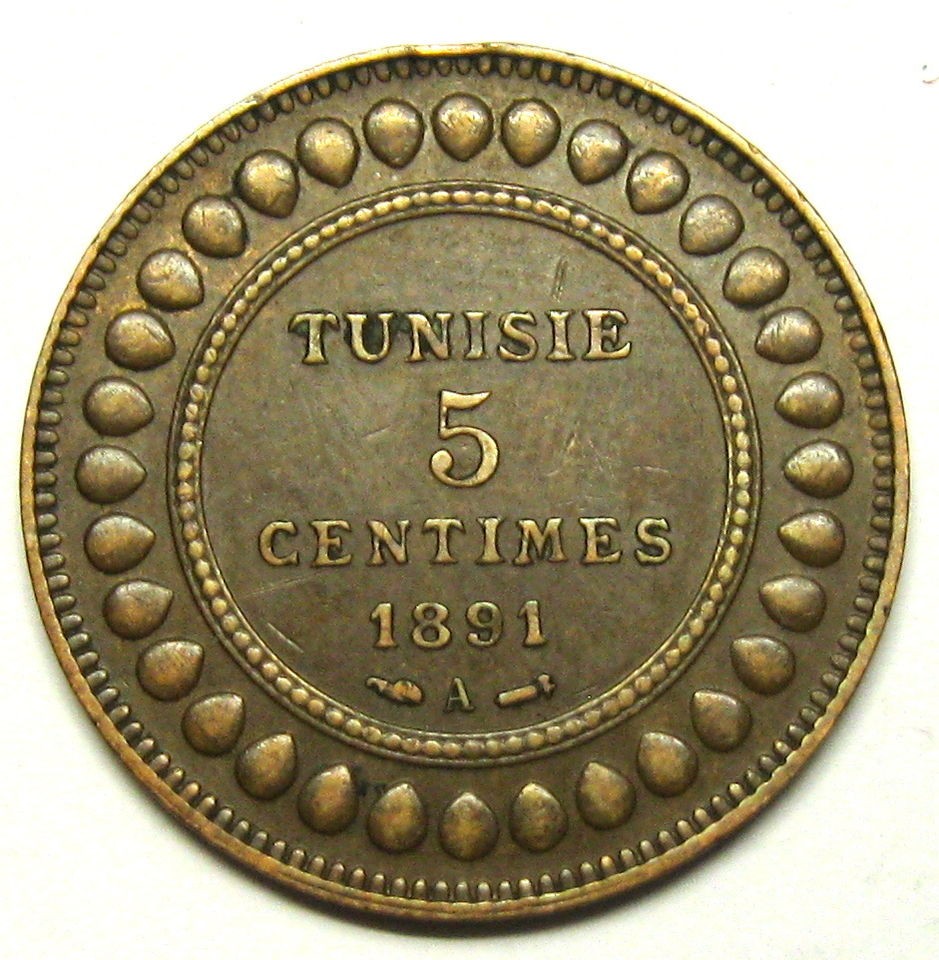 Coins & Paper Money  Coins World  Africa  Tunisia