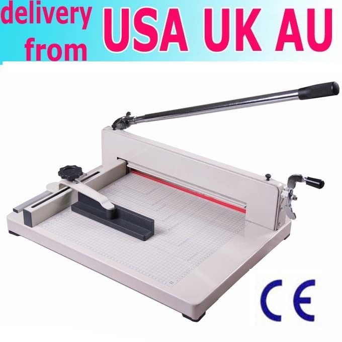 new 17 manual stack paper cutter trimmer heavy duty a9