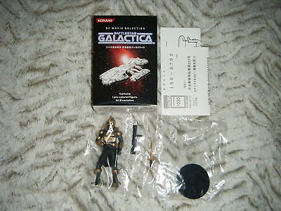 Battlestar Galactica GOLD CYLON COMANDER KONAMI NEW verry RARE