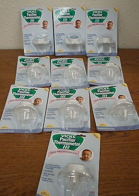 Newly listed VICKS PACIFIER THERMOMETERS (LOT OF 10) N (#38A)