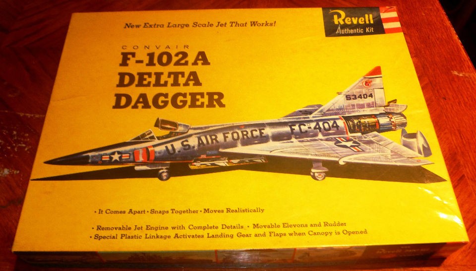 VINTAGE (`1958) REVELL F 102A DELTA DAGGER 1/48