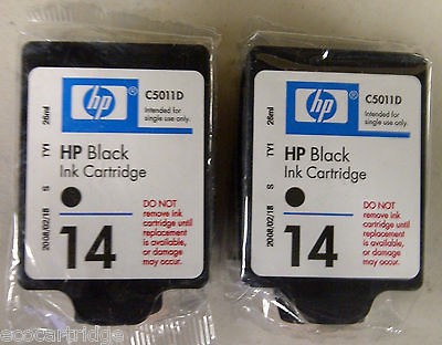   HP C5011D OEM GENUINE HP INKJET CARTRIDGES   2 CARTRIDGE DEAL C5011D