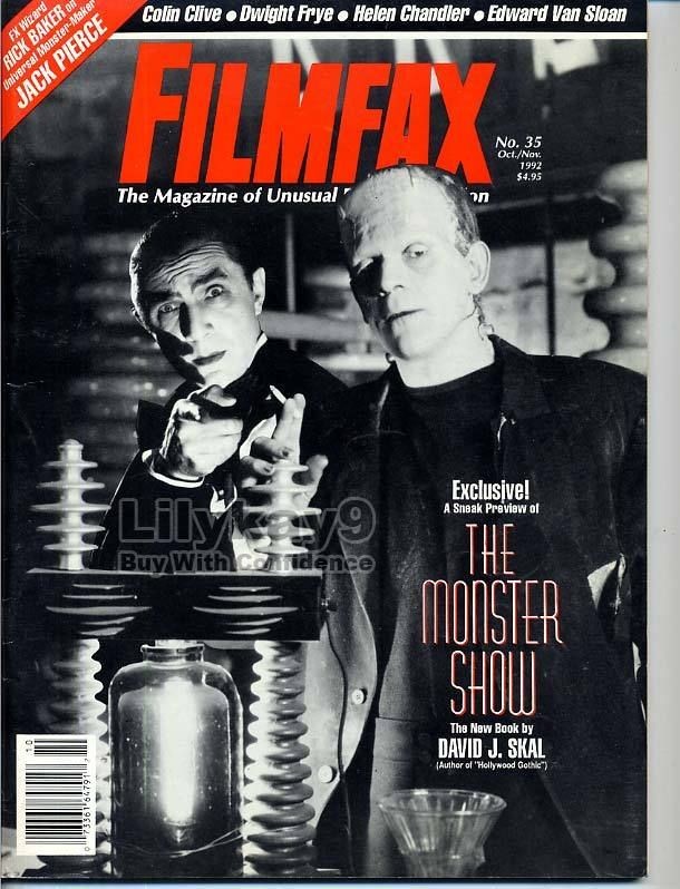 Filmfax 35 DR. FRANKENSTEIN Colin Clives Secret Homosexuality RICK 