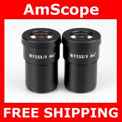 two super wf25x eyepieces for nikon olympus zeiss leica time