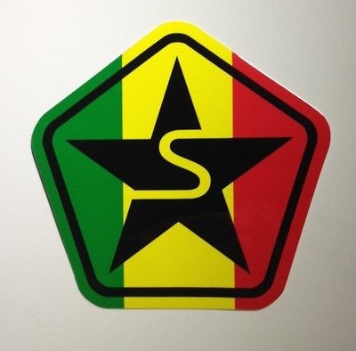 rasta sessions snowboard jacket pants sticker