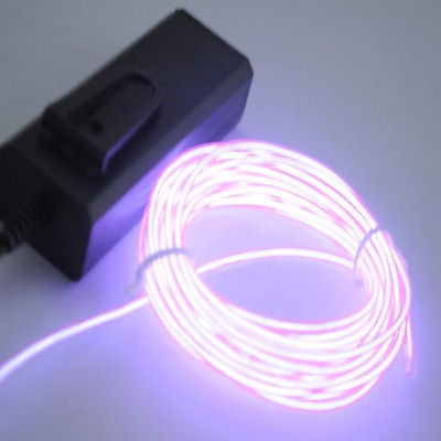 1M/2M/3M/5M 10colors EL Wire Neon Light Rope F Party Car Decorati 