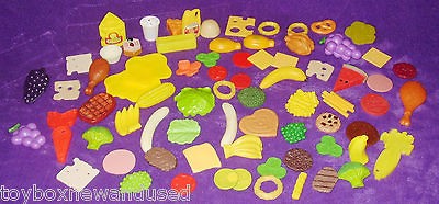 Fisher Price Fun Food Pretend Play Large Preschool Lot 73 Pieces