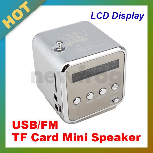 portable micro mini sd card sound speaker tf  player