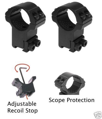 hawke high scope mounts 30mm 2pc for air rifle rimfire