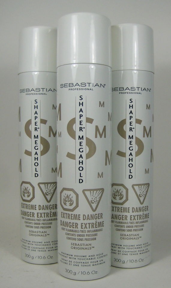 Sebastian Shaper Mega Hold Maximume Volume and Hold Hairspray 10.6oz 