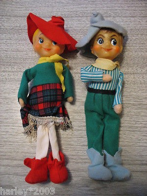 VINTAGE DOLL  RUBBER? VINYL? 11 LONG  VINTAGE NEW MADE IN JAPAN