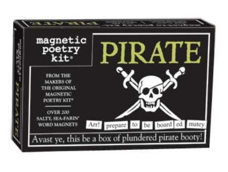 refrigerator magnets magnetic poetry kit pirates 3175 expedited 