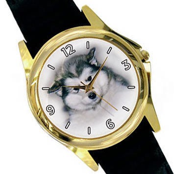 alaskan malamute puppy dog child s ladies watch d06 time