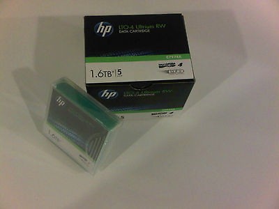 new hp c7974a lto4 ultrium 1 6tb r w data tape  