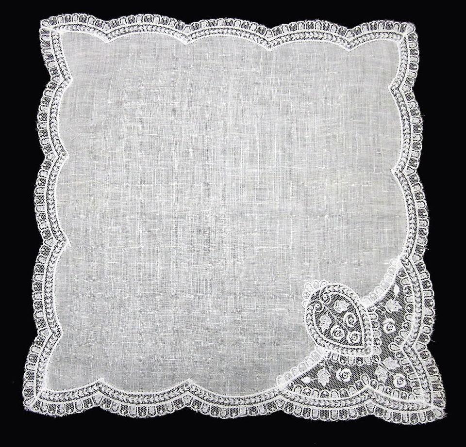 vintage wedding hankies in Clothing, 