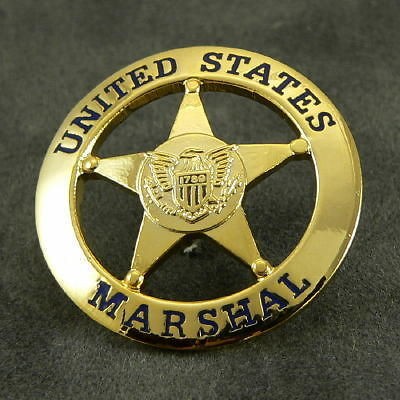 marshal service usms lapel pin novelty 1 inch