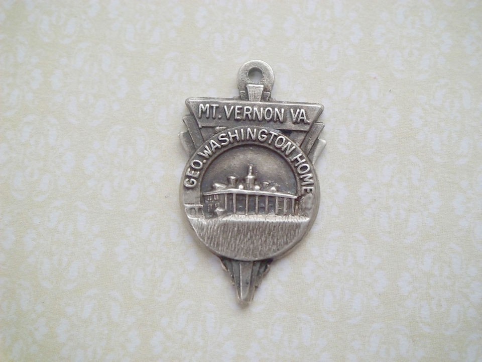 Vintage B&K Sterling Mount Vernon VA George Washington Home Charm