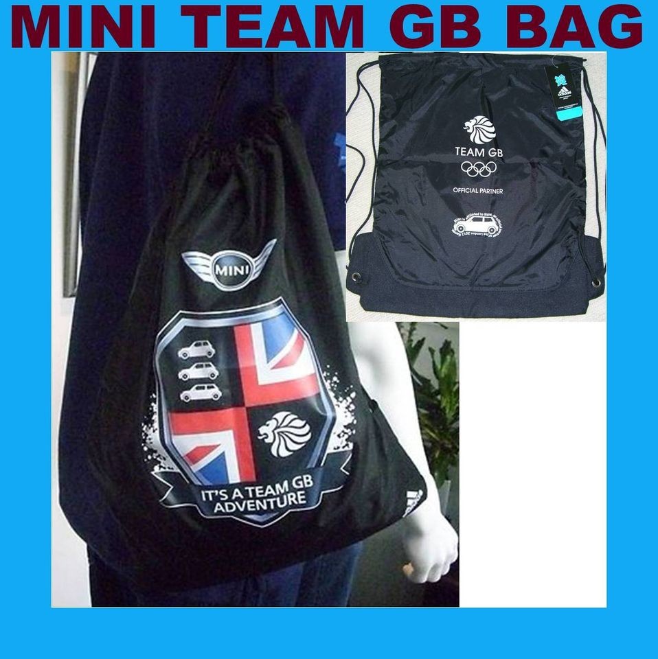 NEW GENUINE BMW MINI LONDON 2012 OLYMPICS TEAM GB GYMSACK RUCK SACK 