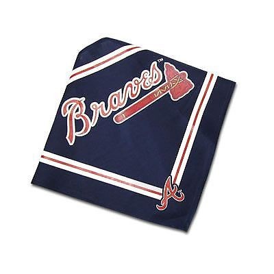 DOG BANDANA   ATLANTA BRAVES   MLB LICENSED   SMALL OR MED/LG